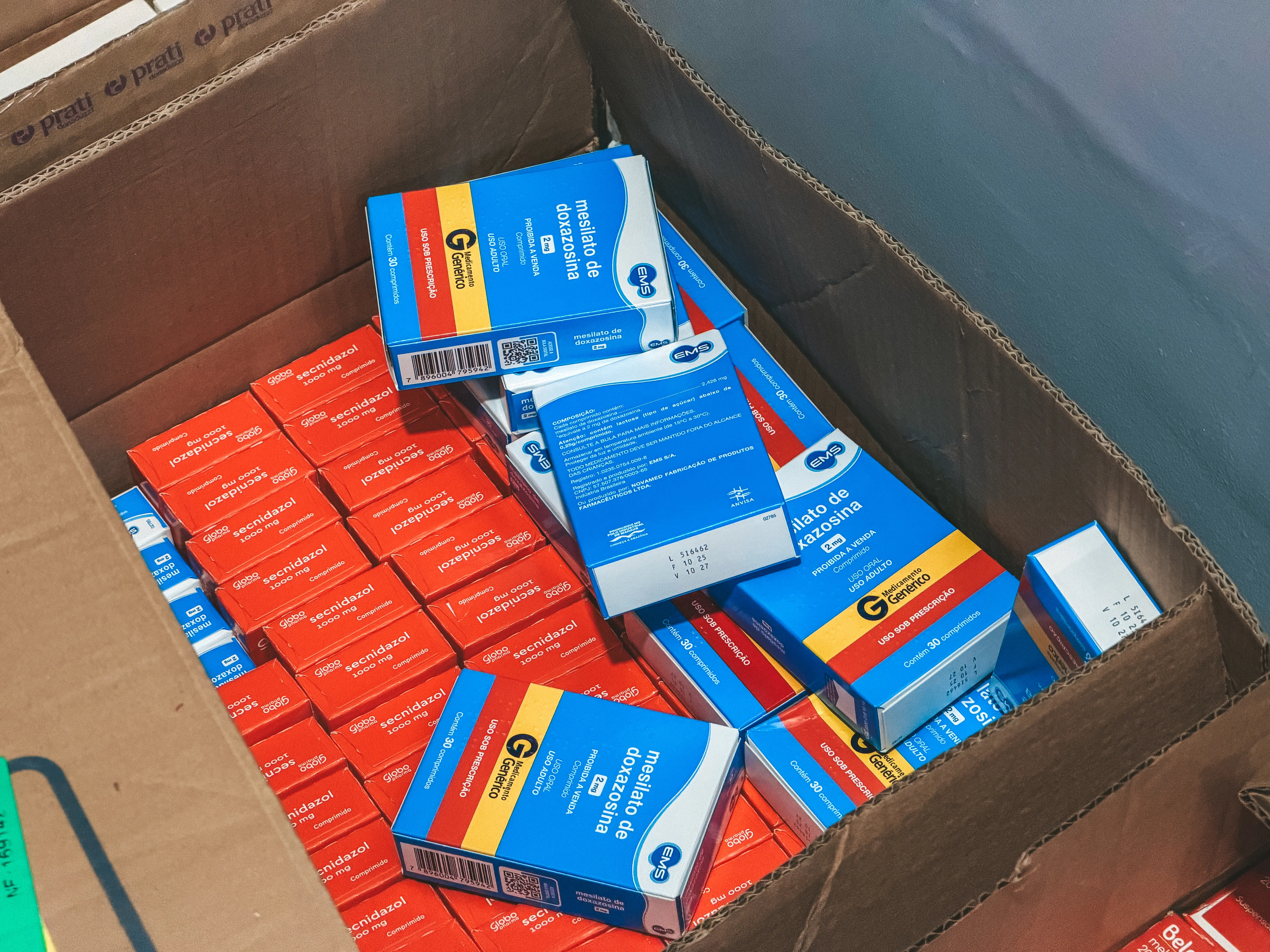 Rede municipal de saúde recebe medicamentos para diferentes tratamentos