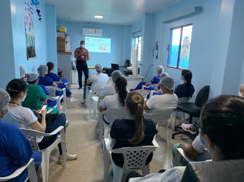 Ações de educação permanente e promoção da saúde do trabalhador são realizadas na UPA Leste