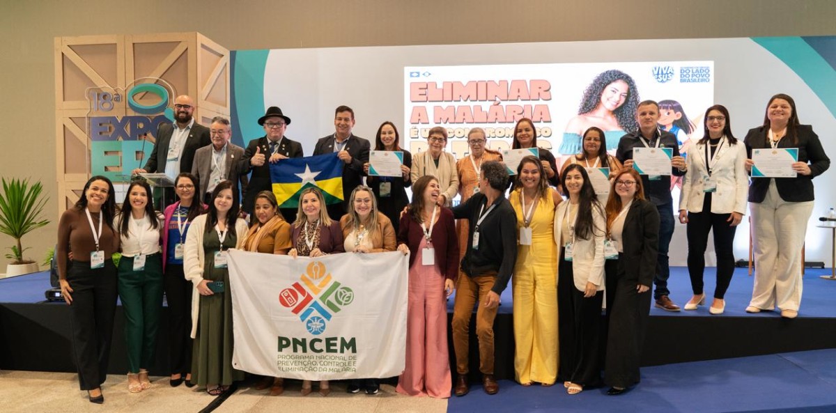 Município recebe selo nacional por boas práticas no combate à malária