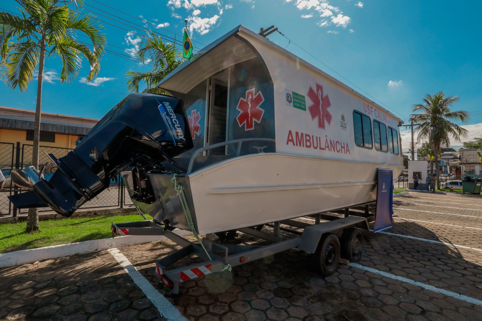 Ambulancha foi entregue em junho de 2022