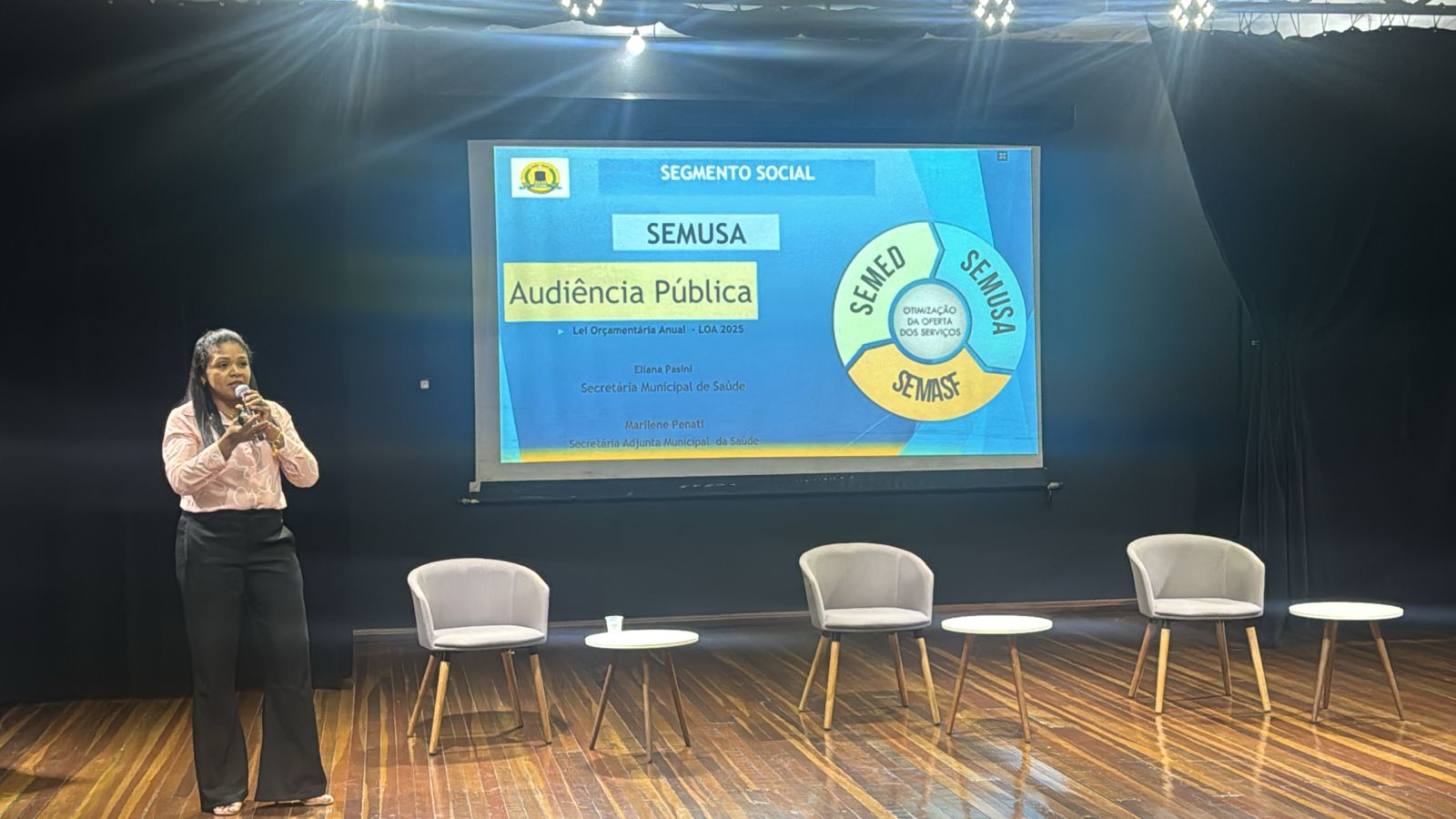 Audiência pública foi realizada no Teatro Banzeiros