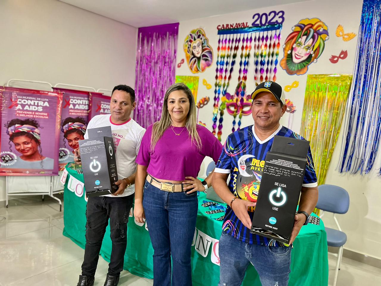 Preservativos estão sendo distribuídos aos dirigentes dos blocos carnavalescos 