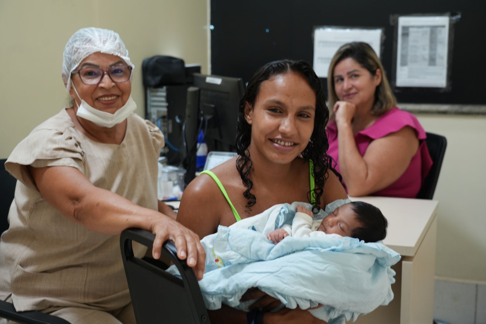 Evelyn Carine Buscou a unidade para realizar uma consulta com a sua filha