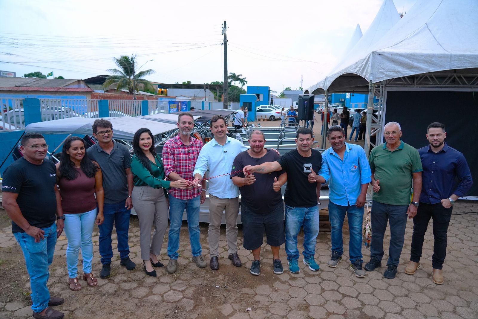 Solenidade aconteceu no Departamento de Almoxarifado e Patrimônio, na zona Sul da capital