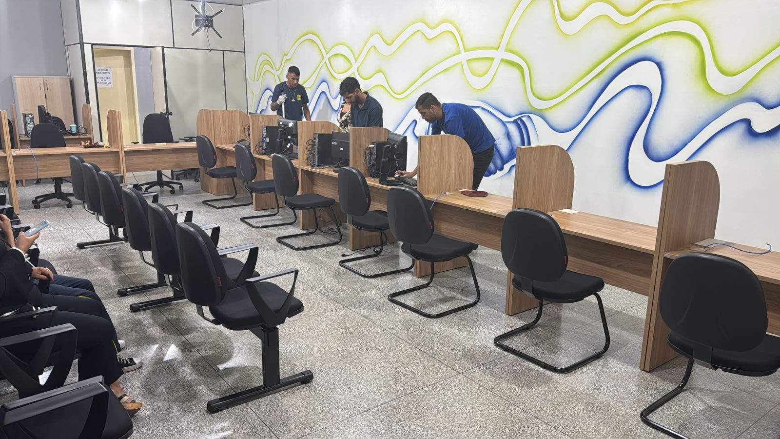 Prefeitura inaugurou um espaço exclusivo para atendimento aos trabalhadores da Prefeitura dentro da Semad