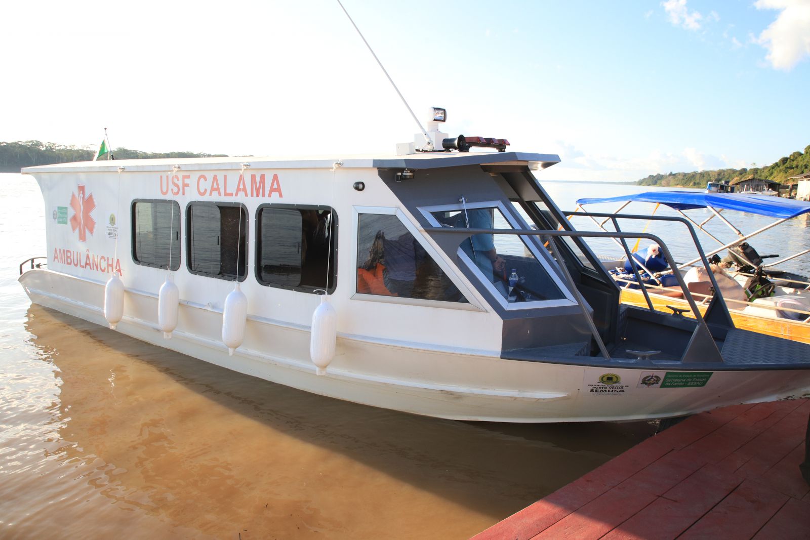 A embarcação atende, além de Calama, a pelo menos mais seis localidades