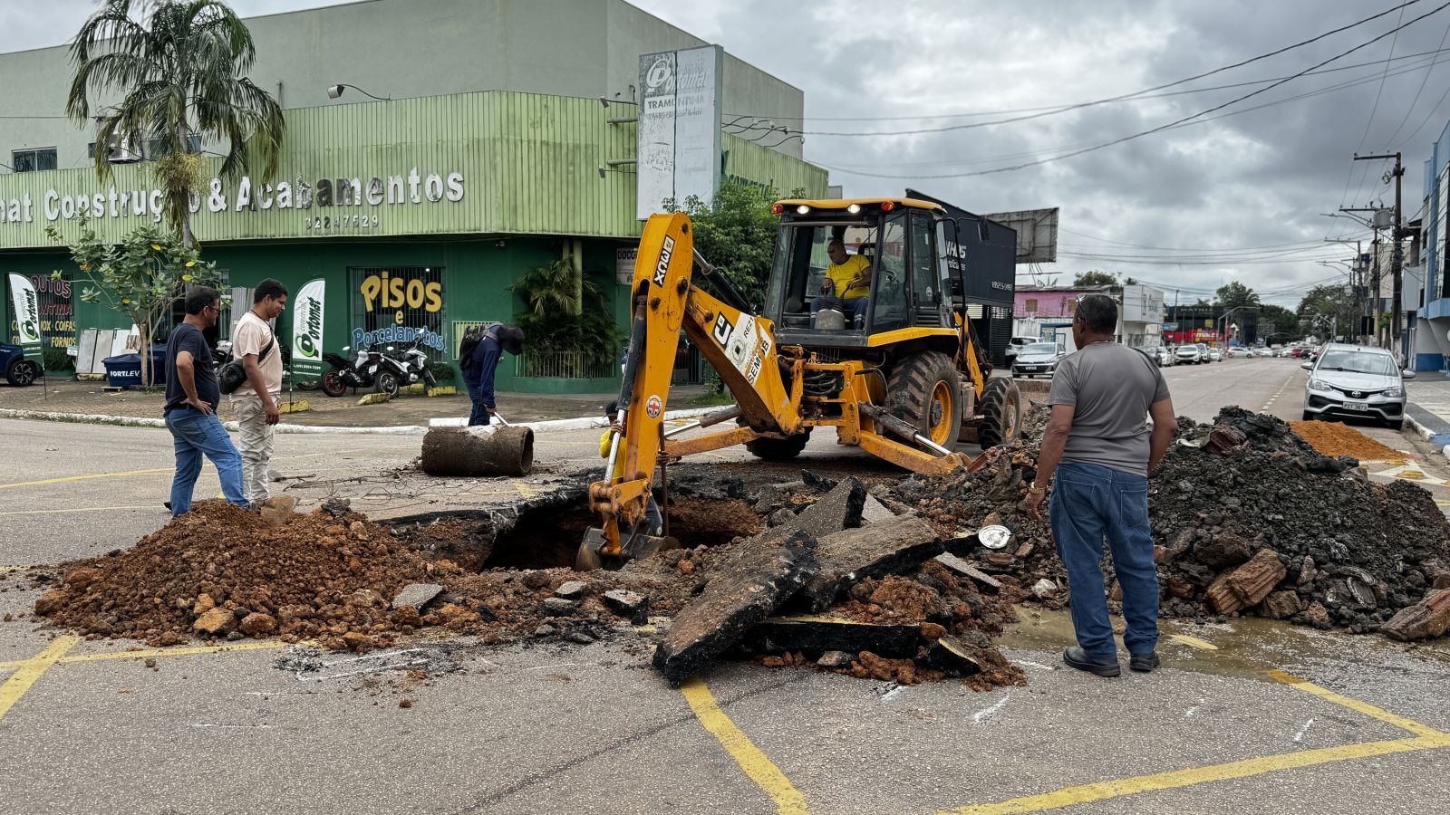 Intervenção inclui a troca completa das estruturas danificadas