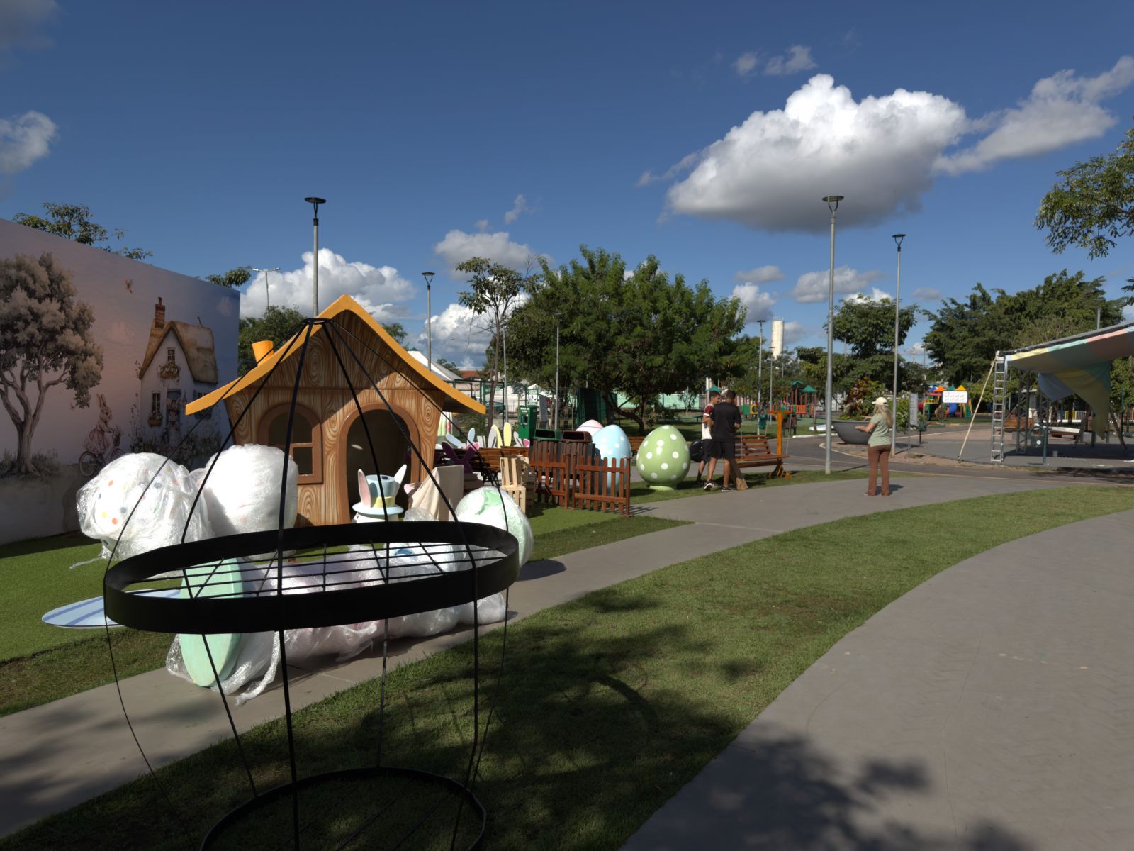 A programação cultural contará com a encenação do tradicional Teatro da Paixão de Cristo