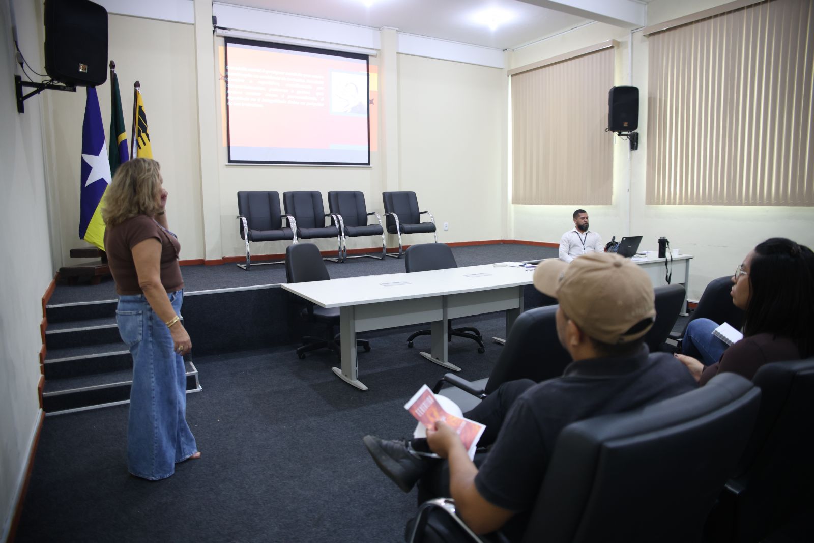 Palestra educativa aconteceu nesta quarta-feira (11), no auditório da Biblioteca Municipal Francisco Meirelles