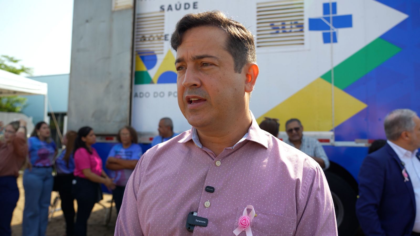 Segundo o Jaime Gazola, a unidade móvel permanecerá disponível por cerca de 30 dias