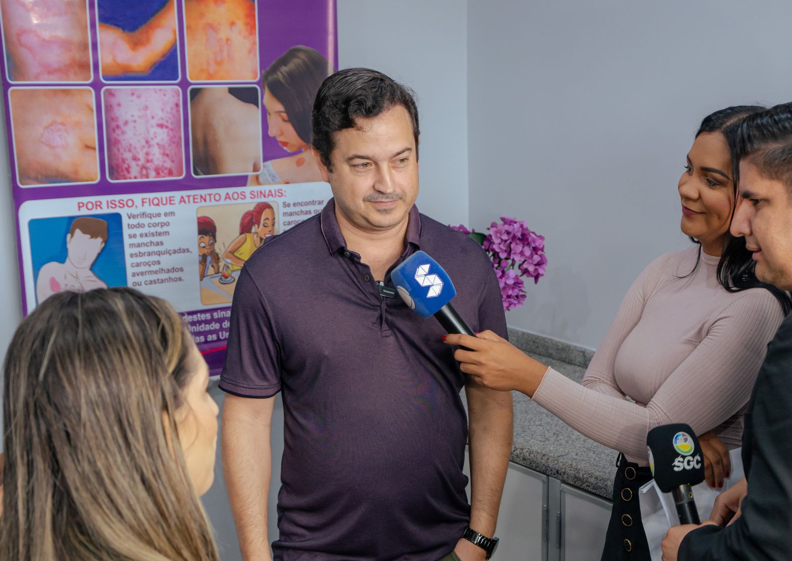 O secretário Jaime Gazola destacou a importância do diagnóstico precoce da doença