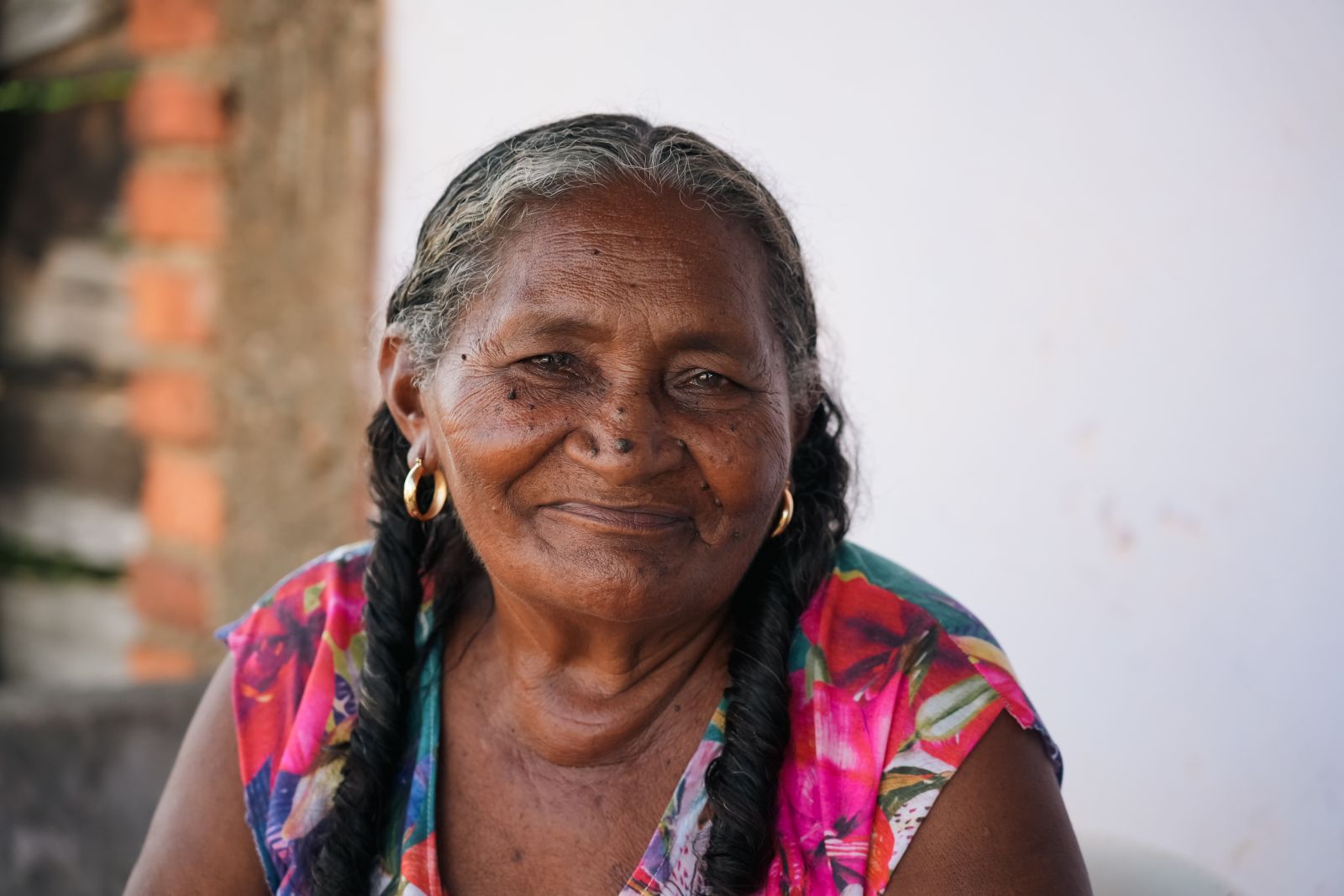 Maria do Socorro,  relembra um passado de dificuldades e pouca estrutura