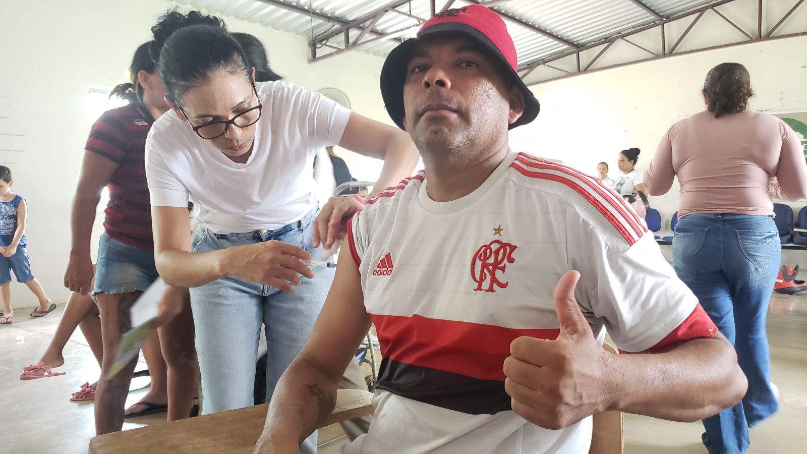 Morador do Cristal da Calama há quatro anos, Sidnei agradeceu a iniciativa da gestão