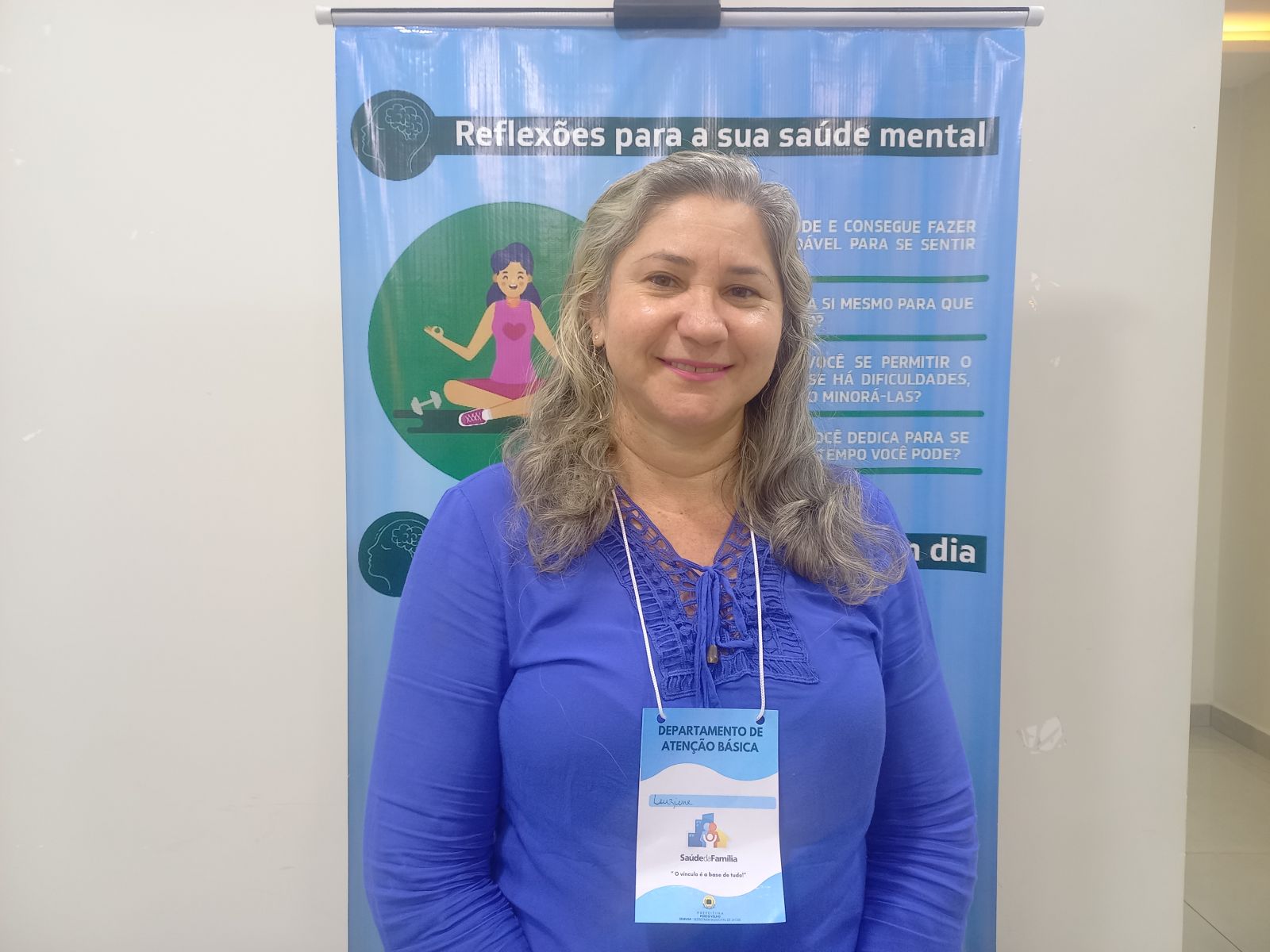 Enfermeira Leuziane da Silva participou do evento