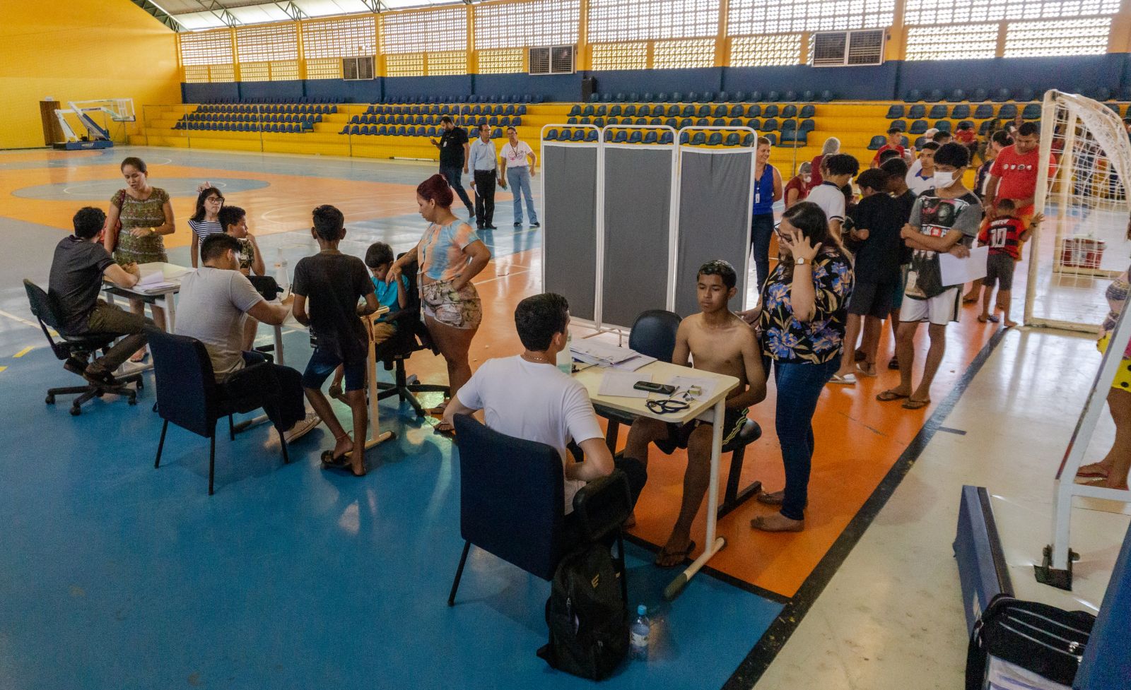 Avaliações médicas e testes fazem parte da preparação para a Copa Zico de Futebol