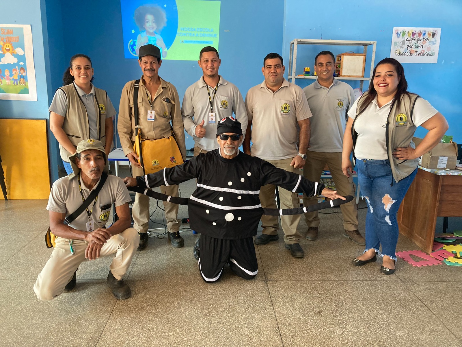 De forma lúdica, as equipes preparam crianças para serem multiplicadoras