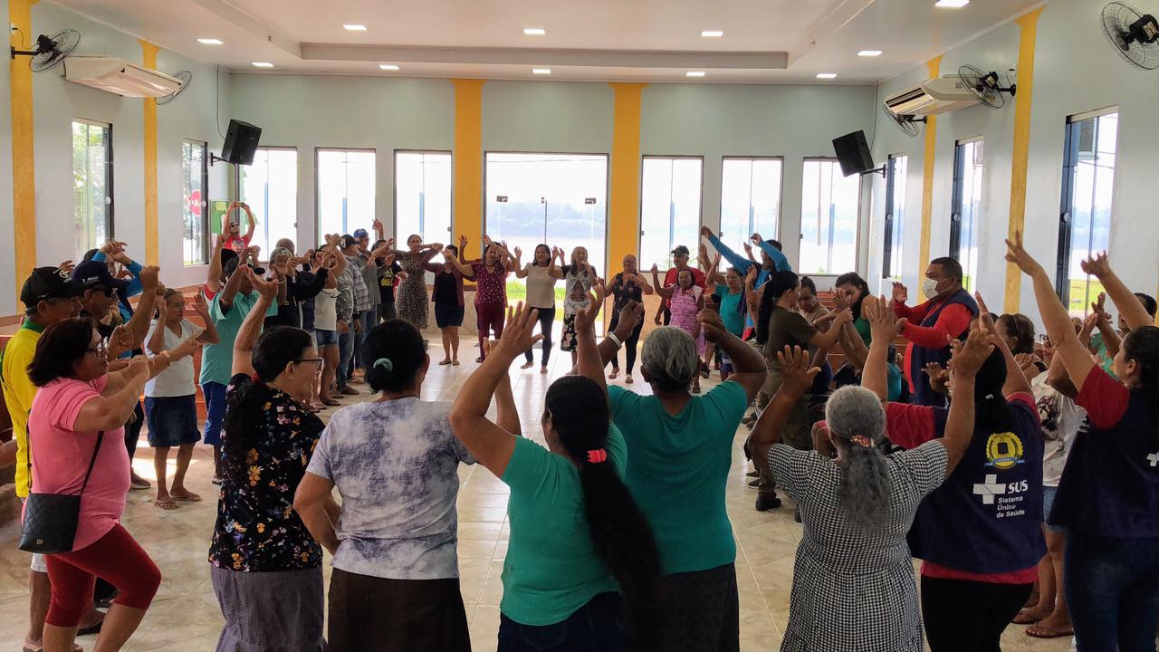 A prática de exercícios físicos faz parte da programação
