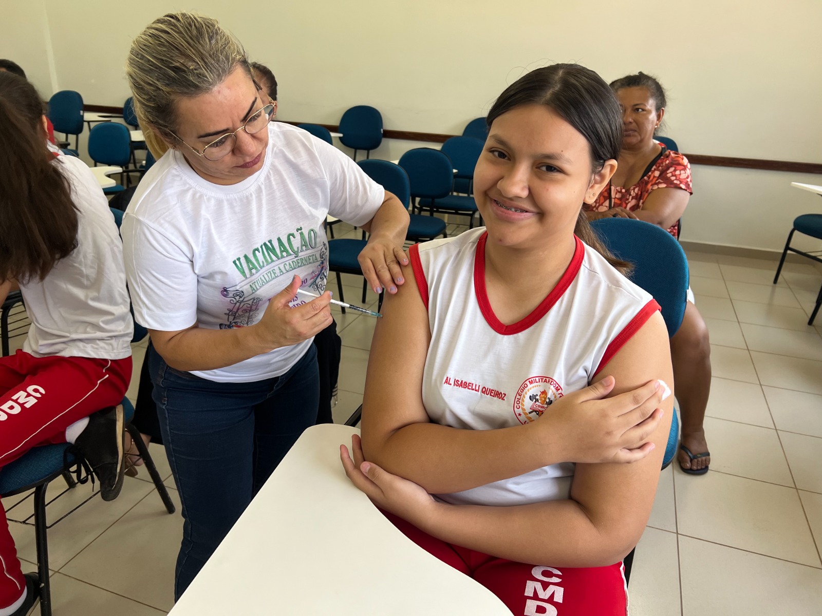 A ação contou com o apoio de diversas equipes de saúde