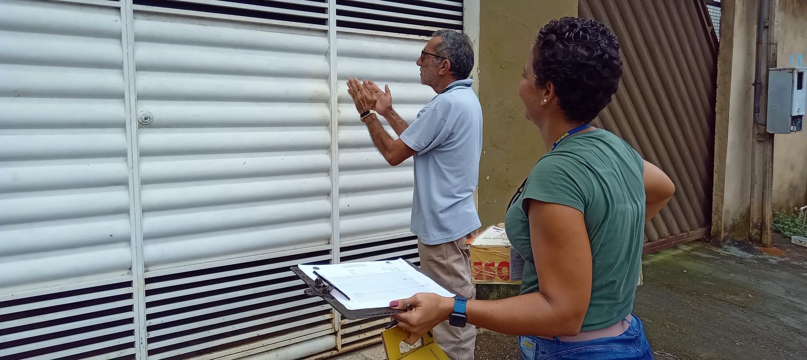 A ação contou com vacina casa a casa
